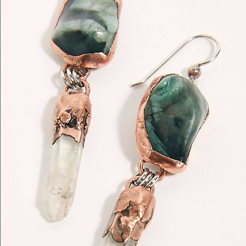 NEW Free People Anchor Stone Earrings - Picture 5 of 11